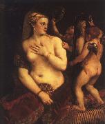 Titian Venus with a Mirror oil painting artist